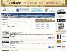Tablet Screenshot of jobstock.com.my